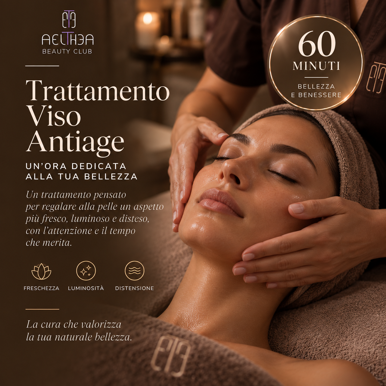 Trattamento Viso Antiage 60' da Aelthea Beauty Club Messina