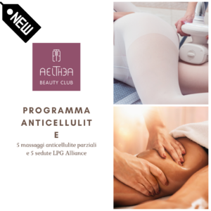 Programma Anticellulite: 5 massaggi anticellulite parziali e 5 sedute LPG ALLIANCE NEW